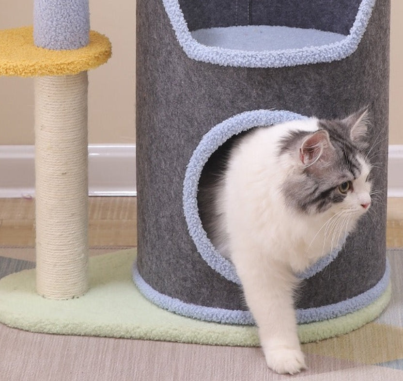 Newest Cat Tree Extended Platform for Cats to Play