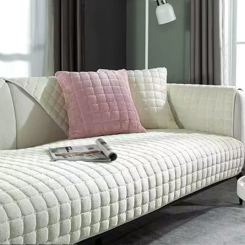 Plush Thickened Flannel Non-slip Couch Covers