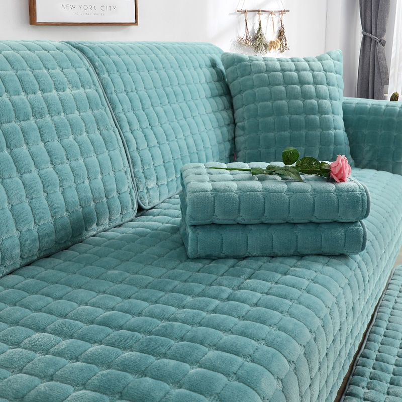 Plush Thickened Flannel Non-slip Couch Covers